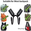 Pmsanzay Backpack Attachment Carrier Hanger Rack Hook Holder for Carrying Mini Cruiser, Cruiser Board,Skateboard - Fit Most Backpacks - Easy to Use - No Backpack view 4