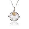 1PC Leaver Leaf Locket Memorial Locket Lucky Locket Pendant Memorial Ash Keepsake Cremation Jewelry (Silver Leaver) view 1