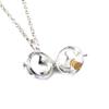 1PC Leaver Leaf Locket Memorial Locket Lucky Locket Pendant Memorial Ash Keepsake Cremation Jewelry (Silver Leaver) view 3