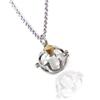 1PC Leaver Leaf Locket Memorial Locket Lucky Locket Pendant Memorial Ash Keepsake Cremation Jewelry (Silver Leaver) view 4