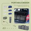 Outsunny 2-Person Folding Camping Cot Portable Outdoor Bed Set with Sleeping Bag, Inflatable Air Mattress, Comfort Pillows and Carry Bag, Soft and Comfortable for Outdoor Travel Camp Beach Vacation view 4