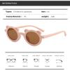 BULINGNA 2-8T Kids Toddler Baby Girl Boy Round Sunglasses UV Protection Glasses for Photography Outdoor Beach (Bear Pink, One size 2-8T) view 2
