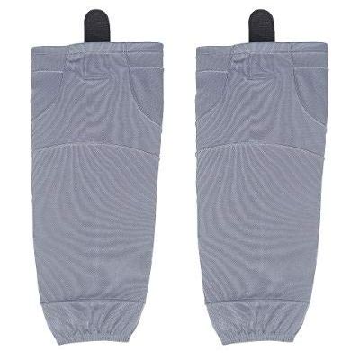 TW Ice Hockey Socks Solid Colors Size 20 to 30 Inches (Grey, 24 Inches)