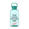 DISCOUNT PROMOS 10 Beau Water Bottles with Handle Set, 20 oz. - Customizable Text, Logo - Flexi-Grip, Plastic, Drinkware - Mint view 1
