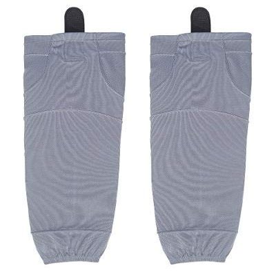 TW Ice Hockey Socks Solid Colors Size 20 to 30 Inches (Grey, 22 Inches)