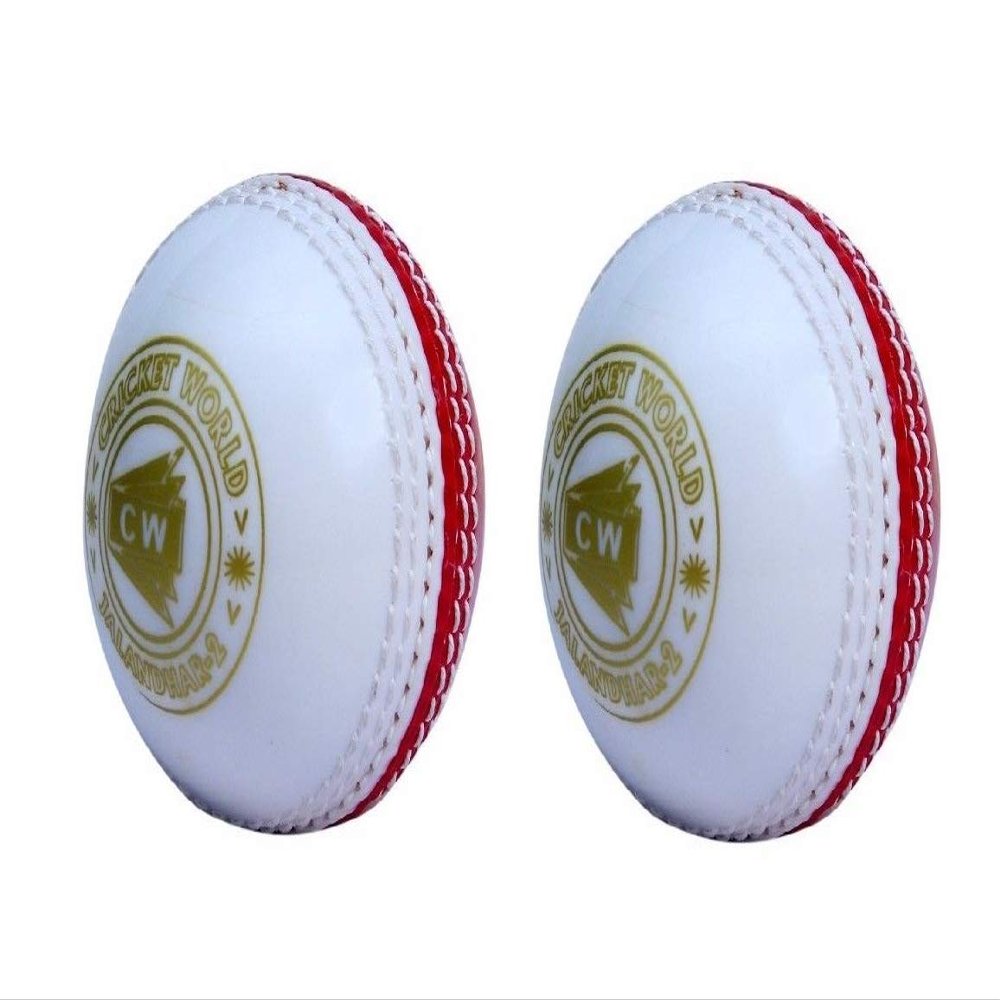 CW Spin Light Weight Cricket Ball Senior Unisex-Youth Dual Color Pack of 2