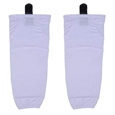 TW Ice Hockey Socks Solid Colors Size 20 to 30 Inches (White, 20 Inches)