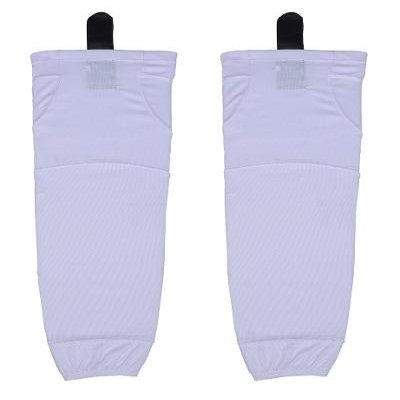 TW Ice Hockey Socks Solid Colors Size 20 to 30 Inches (White, 20 Inches)