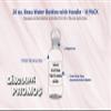 DISCOUNT PROMOS 10 Beau Water Bottles with Handle Set, 20 oz. - Customizable Text, Logo - Flexi-Grip, Plastic, Drinkware - Clear view 3