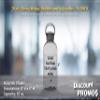 DISCOUNT PROMOS 10 Beau Water Bottles with Handle Set, 20 oz. - Customizable Text, Logo - Flexi-Grip, Plastic, Drinkware - Smoke view 4