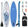 Ciays Inflatable Paddle Board with SUP Accessories of Backpack, 1 Fins, 2 Bags, Leash, Adjustable Paddles, Waterproof Bag, and Hand Pump, 105x30x6 Stand Up Paddleboard view 1