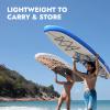 Ciays Inflatable Paddle Board with SUP Accessories of Backpack, 1 Fins, 2 Bags, Leash, Adjustable Paddles, Waterproof Bag, and Hand Pump, 105x30x6 Stand Up Paddleboard view 2