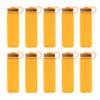 DISCOUNT PROMOS Wide Mouth Water Bottles 26 oz. Set of 10, Bulk Pack - BPA Free, Great for Gym, Camping, Backpacking, School - Orange view 1