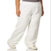 Hanes Women's EcoSmart Open Bottom Leg Sweatpants,White,Large view 1