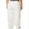 Hanes Women's EcoSmart Open Bottom Leg Sweatpants,White,Large view 2