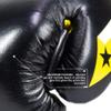 Revgear S4 Sentinel Lace Pro Leather Gel Boxing Gloves | Ridged Wrists for Protection | Multi-Layer Gel Padding (Black, 12 OZ) view 4