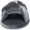 Dearfoams Women's Jules Shiny Velour Twist Vamp Slide Slipper, Flintstone, X-Large view 2