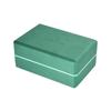 Hugger Mugger 4" Foam Yoga Block - Evergreen - strong and stable, beveled edges for comfort, most favored block size, helps with alignment and support in many poses view 2