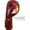 Revgear S4 Sentinel Lace Pro Leather Gel Boxing Gloves | Ridged Wrists for Protection | Multi-Layer Gel Padding (Red, 8 OZ) view 3