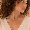 PAVOI 14K Gold Plated Pendant Necklaces Cute Butterfly Jewelry | 9.3x2.0x12mm Womens Necklaces | 925 Sterling Silver Jewelry for Women | Yellow Gold view 2