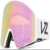 VonZipper Unisex Capsule Snow Sport Goggle - White Frame | Wildlife Smoke Pink Chrome Lens view 1