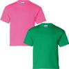 Gildan 2000B Youth Ultra CottonT-Shirt, 2-Pack XL-Heliconia-Irishgreen view 1