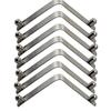 50pcs/lot Kayak Paddle Tent Pole 5.4mm/6mm/8mm/9mm/9.7mm Push Button Double Solid Spring Awning Accresories Telscopic Tube Camping & Caravan & Chair Tube Lock (710mm) view 3