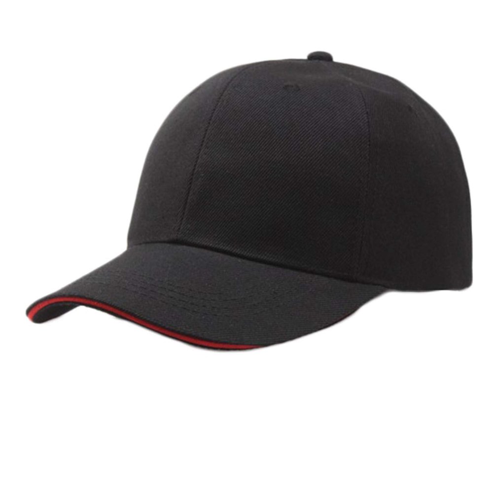 Andongnywell Men's and Women's Peaked Baseball Cap Breathable Waterproof Outdoor Quick-Drying Hat Sun Protection Hats (Black 1,One Size)