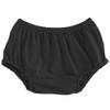 Infant Baby Girls Boys Cake Smash Clothes Diaper Cover Shorts Cotton Training Pants Bow Tie Set First 1st 2nd Birthday Outfit for Photo Prop Party Washable Reusable Elastic Bloomer 02#Black One Size view 2