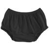 Infant Baby Girls Boys Cake Smash Clothes Diaper Cover Shorts Cotton Training Pants Bow Tie Set First 1st 2nd Birthday Outfit for Photo Prop Party Washable Reusable Elastic Bloomer #3 Black One Size view 2