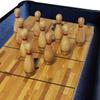 YDDS Shuffleboard Bowling Pin Set with 10 Pcs Premium Hardwood Bowling Pins Durabel Triangular Pinsetter Resin Bowling Ball and Carrying Bag, Fun for Shuffleboard Games view 4