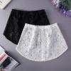 DIY Cloth Accessories,Skirt,Women Fake Shirt Tail Blouse Hem Skirt Removable Underskirt Sweater Extender - Black M view 2