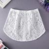 DIY Cloth Accessories,Skirt,Women Fake Shirt Tail Blouse Hem Skirt Removable Underskirt Sweater Extender - Black M view 4