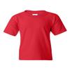 Gildan Kids' Big Heavy Cotton Youth T-Shirt, 2-Pack MED-Red-Sportgrey view 1