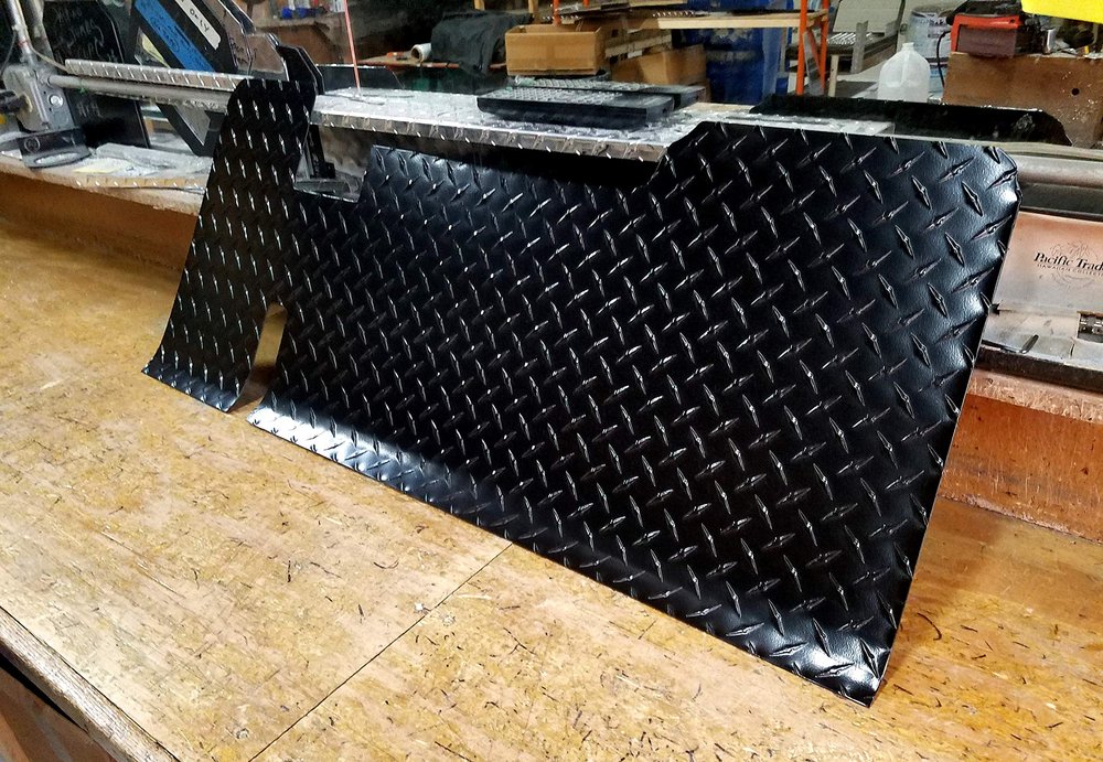 J & O Carts Parts Ezgo TxT Golf cart Powder Coated Aluminum Diamond Plate Upper Floor 1994.5 2013