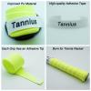 Tannius Tennis Racket Grip Tape, 9 Pack Dry Feel Tennis Grips, Absorbent and Enhanced Tennis Overgrip (6-Pack Yellow) view 2