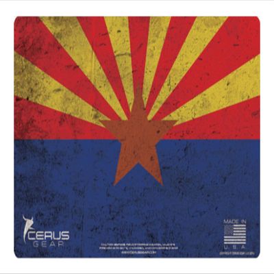 EDOG Range Warrior 27 Pc Gun Cleaning Kit - Arizona State Flag Handgun Honor & Pride Pistol Mat & Range Warrior .22 .38 .357 9MM .45 Gun Cleaning Kit & Tac Book Cleaning Essentials Kit