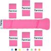 Tannius Tennis Racket Grip Tape, 9 Pack Dry Feel Tennis Grips, Absorbent and Enhanced Tennis Overgrip (6-Pack Pink) view 1