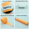 Tannius Tennis Racket Grip Tape, 9 Pack Dry Feel Tennis Grips, Absorbent and Enhanced Tennis Overgrip (6-Pack Orange) view 2