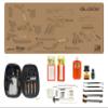 EDOG Range Warrior 27 Pc Gun Cleaning Kit - Compatible with All Glock Pistols - Instructional Step by Step Pistol Mat, Range Warrior Universal .22 9mm - .45 Kit & Tac Book Accessories Set