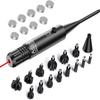 Theopot Bore Sight Kit Red Boresighter with Button Switch for.17 to 12GA Caliber Rifles Handgun Red Laser Sight view 1