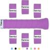 Tannius Tennis Racket Grip Tape, 9 Pack Dry Feel Tennis Grips, Absorbent and Enhanced Tennis Overgrip (6-Pack Purple) view 1