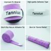 Tannius Tennis Racket Grip Tape, 9 Pack Dry Feel Tennis Grips, Absorbent and Enhanced Tennis Overgrip (6-Pack Purple) view 2