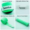 Tannius Tennis Racket Grip Tape, 9 Pack Dry Feel Tennis Grips, Absorbent and Enhanced Tennis Overgrip (6-Pack Green) view 2