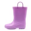 EUXTERPA Kids Toddler Waterproof Rain Boots, Purple, Big Kid Size 1 view 1