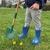 EUXTERPA Kids Toddler Waterproof Rain Boots, Navy, Little Kid Size 12 view 2