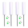 4 Pack Fishing Rod Stand and Alarm - Reinforced PVC, Supports Bank, Beach and Ground Fishing view 1