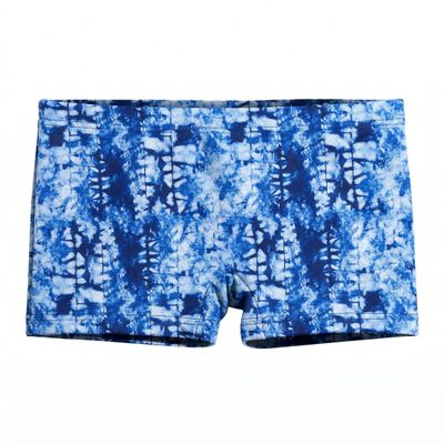 City Threads Girls Swim Shorts, UPF 50+ Swim Pants for Girls, Made in USA Swimsuit Shorts (Water Cascade, 16)