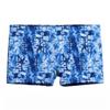 City Threads Girls Swim Shorts, UPF 50+ Swim Pants for Girls, Made in USA Swimsuit Shorts (Water Cascade, 16) view 1
