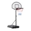 TOPPLAN US 28" x 19" Backboard Adjustable Pool Basketball Hoop System Stand Kid Poolside Swimming Water Maxium Applicable Ball Model 7# White & Black Quality Basketball Equipment for Youth Kids BB view 1